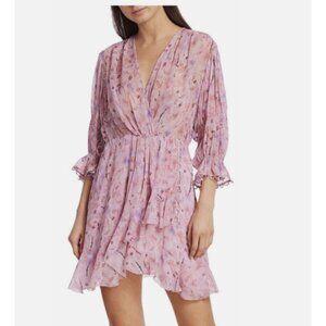 IRO Pairs Lolly Pink Mini Dress Size 38 - Excellent Condition